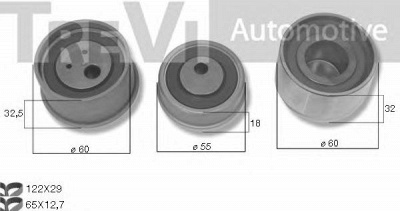 TREVI AUTOMOTIVE kd1508 -  Комплект ремня ГРМ